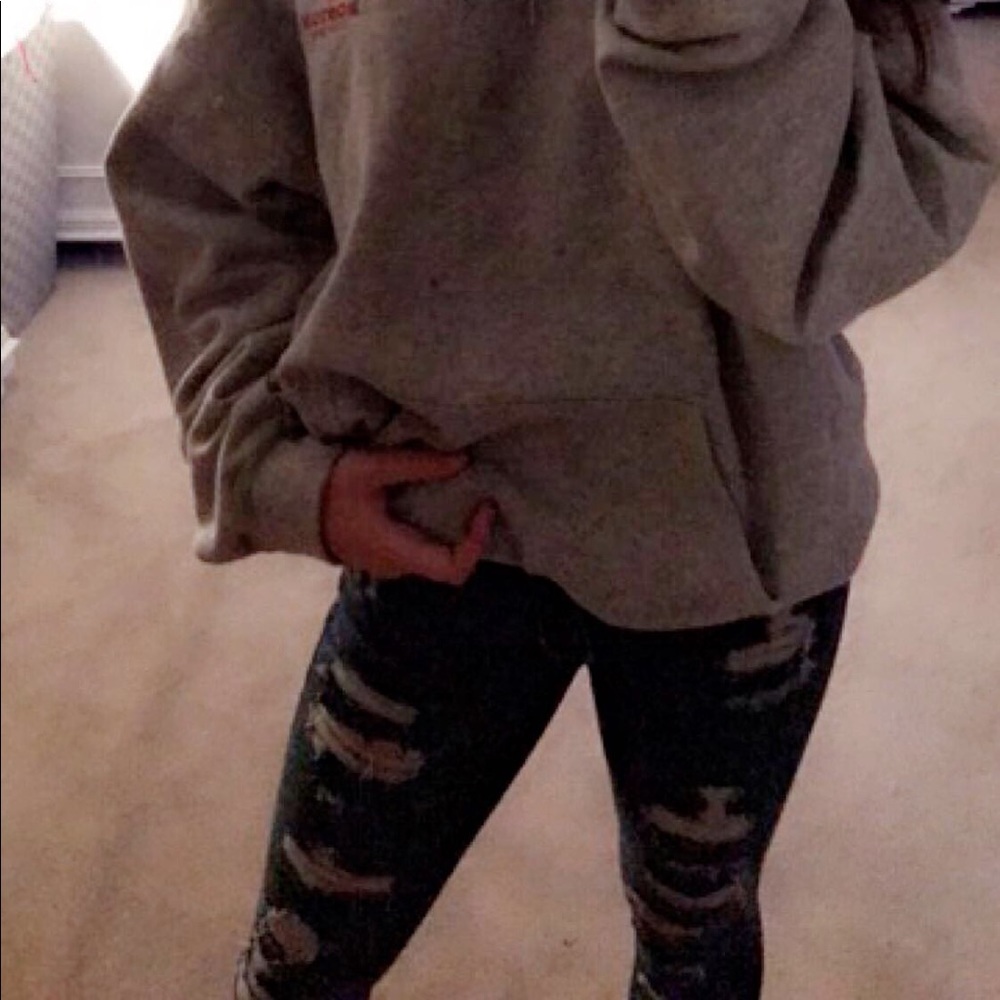 Super skinny very ripped jeans